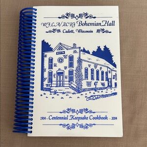 NWOT Bohemian Hall Centennial Keepsake Cookbook